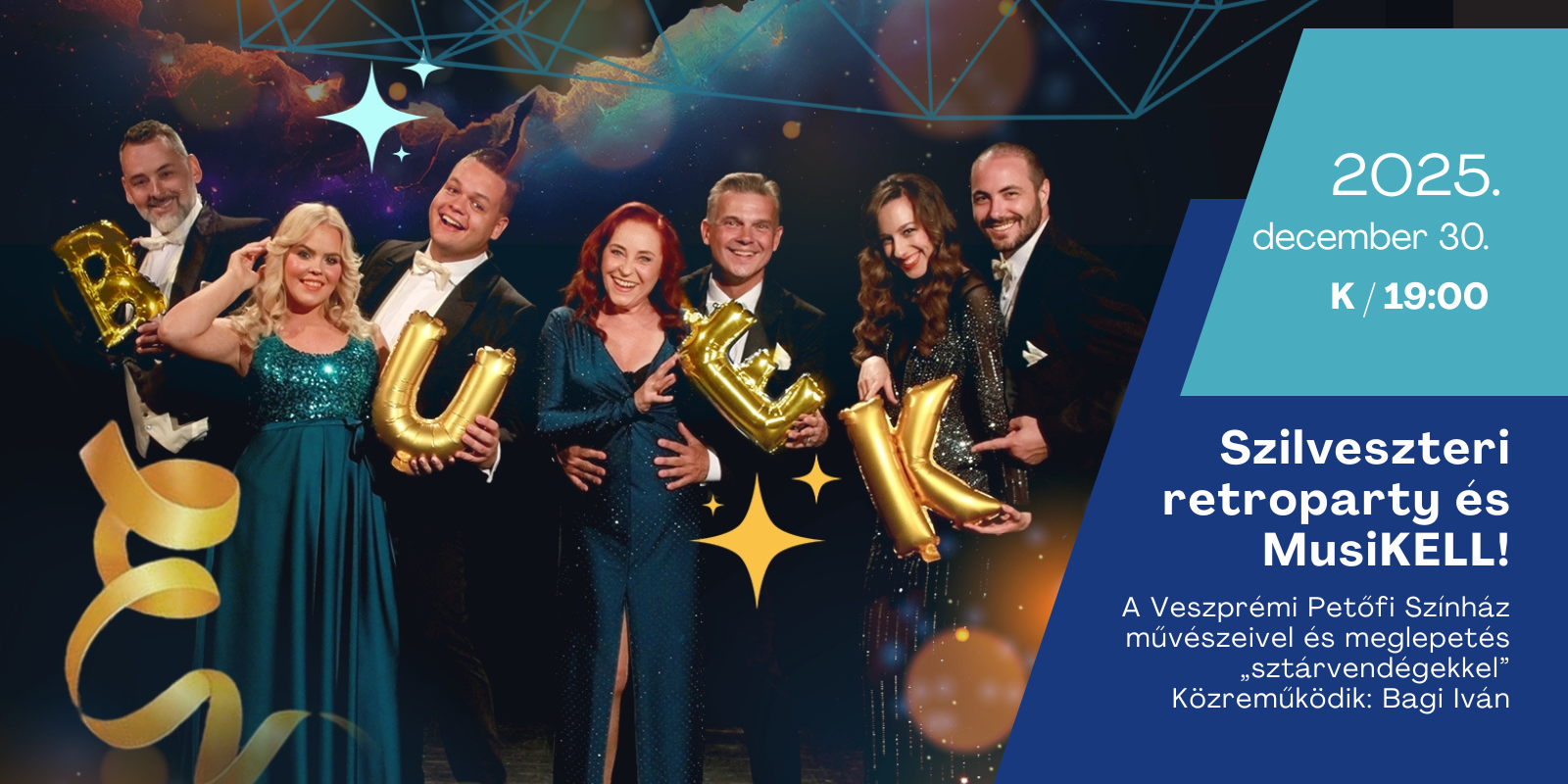 Szilveszteri retroparty és MusiKELL! <br>2025. december 30. Balatonfüred