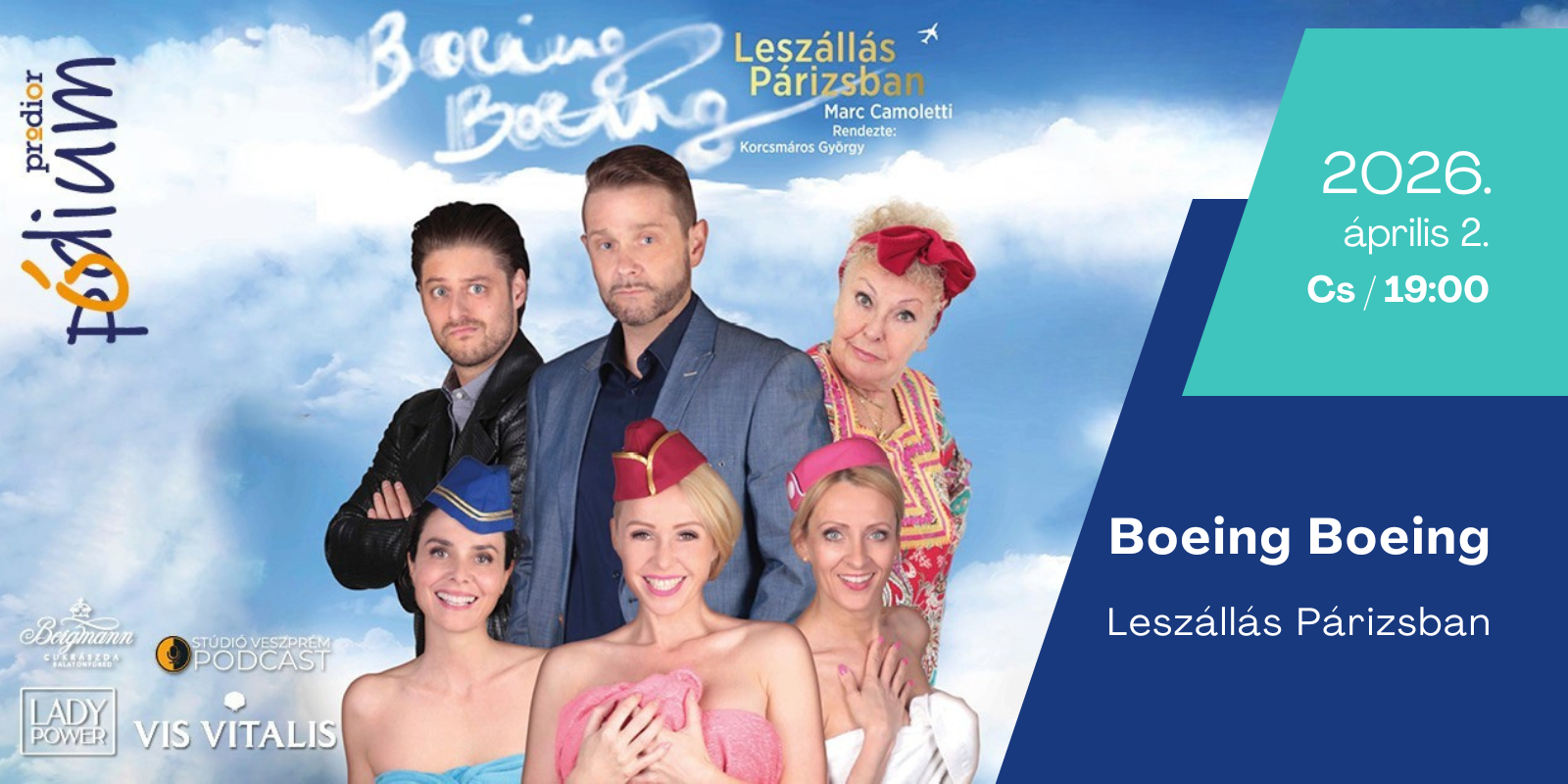 Boeing Boeing - Leszállás Párizsban Balatonfüred