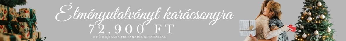 Ajándékozzon élményutalványt karácsonyra